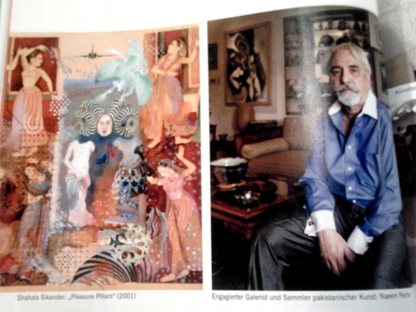 Shazia Sikander, Naeem Pasha in ART magazine - inset 1